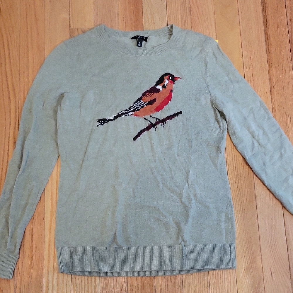 Talbots Bird Knit Sweater